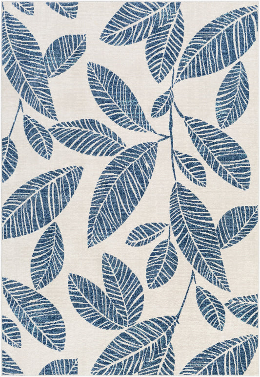 Alfombra tejida a máquina para interior y exterior Bodrum BDM-2321 de 2,13 m x 2,74 m