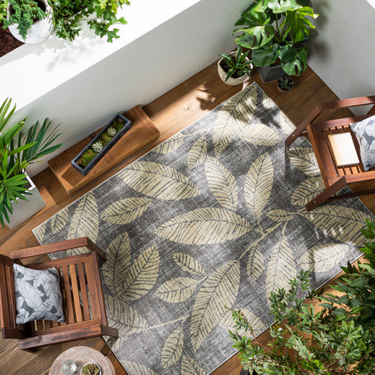 Bodrum BDM-2322 9' x 12' Machine Woven Indoor/Outdoor Area Rug