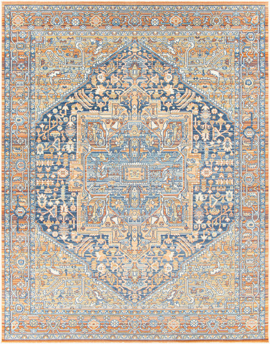 Alfombra tejida a máquina para interior y exterior Bodrum BDM-2325 de 2,44 m x 3,05 m