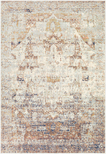 Alfombra tejida a máquina para interior y exterior Bodrum BDM-2326 de 2,13 m x 2,74 m