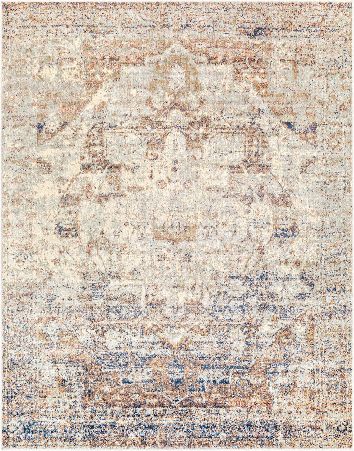 Alfombra tejida a máquina para interior y exterior Bodrum BDM-2326 de 2,44 m x 3,05 m