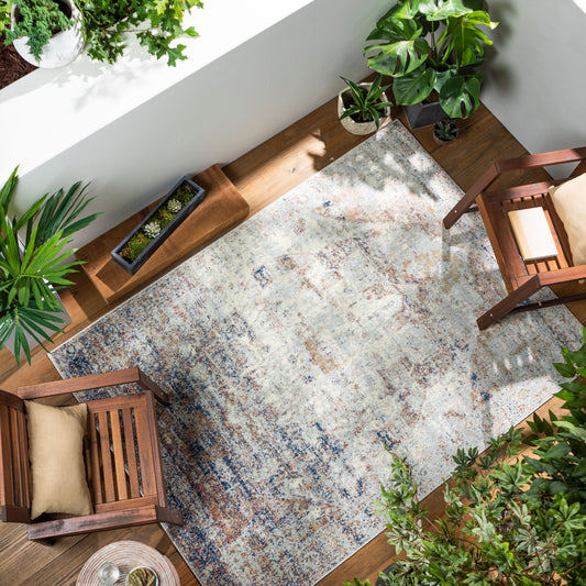 Bodrum BDM-2326 9' x 12' Machine Woven Indoor/Outdoor Area Rug
