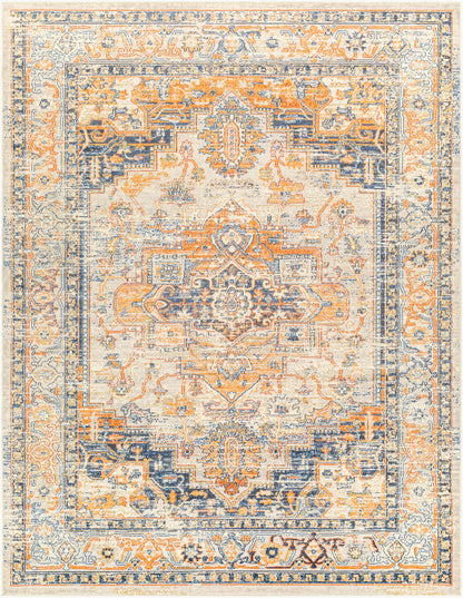 Alfombra tejida a máquina para interior y exterior Bodrum BDM-2327 de 2,13 m x 2,74 m