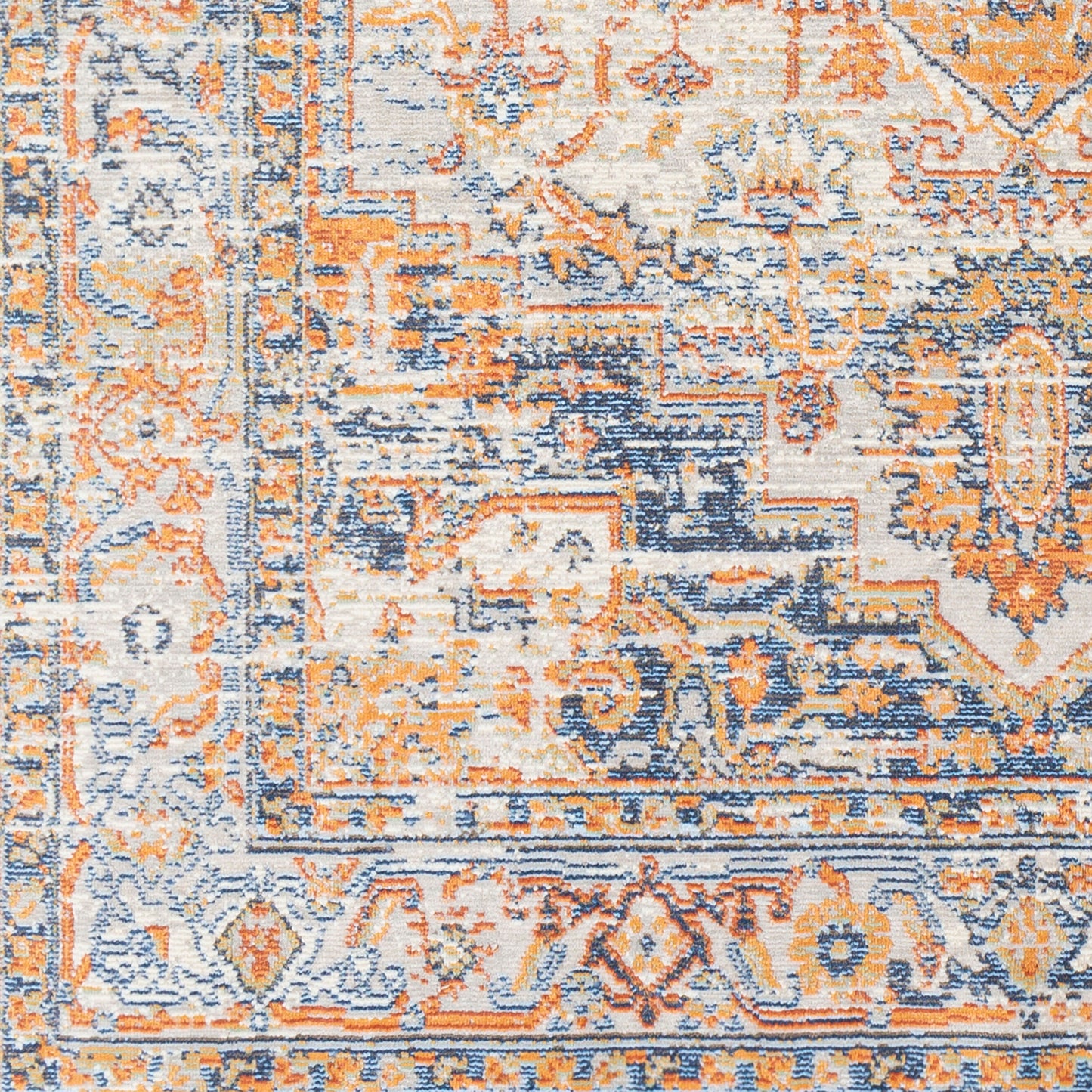 Alfombra tejida a máquina para interior y exterior Bodrum BDM-2327 de 2,13 m x 2,74 m