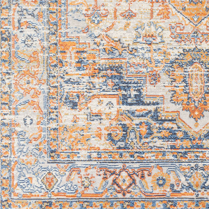 Alfombra tejida a máquina para interior y exterior Bodrum BDM-2327 de 2,13 m x 2,74 m