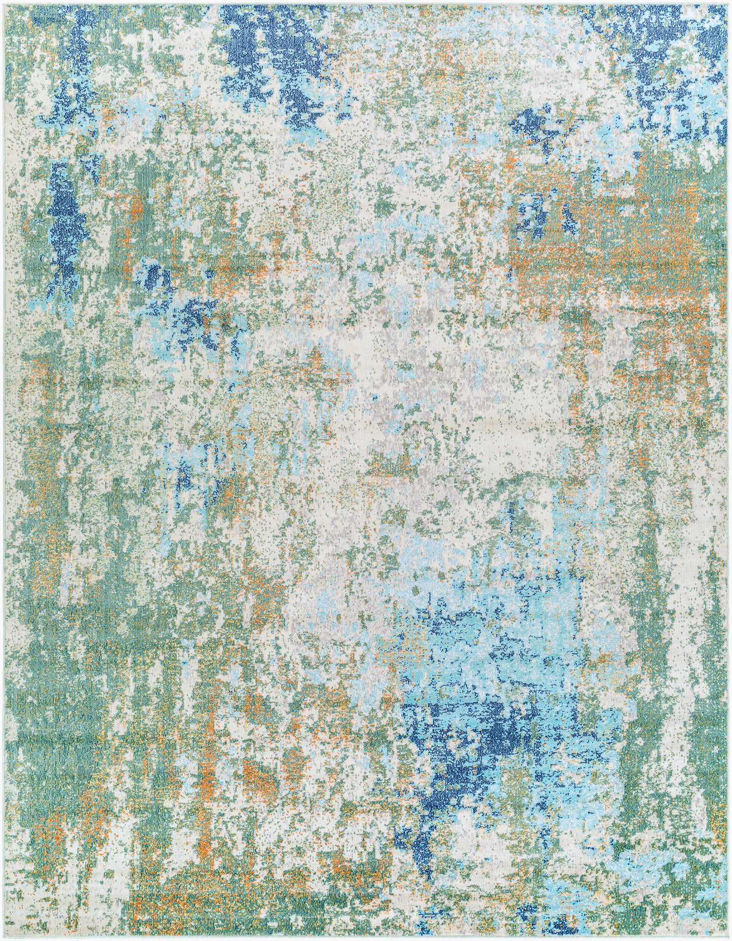 Alfombra tejida a máquina para interior y exterior Bodrum BDM-2332 de 2,44 m x 3,05 m