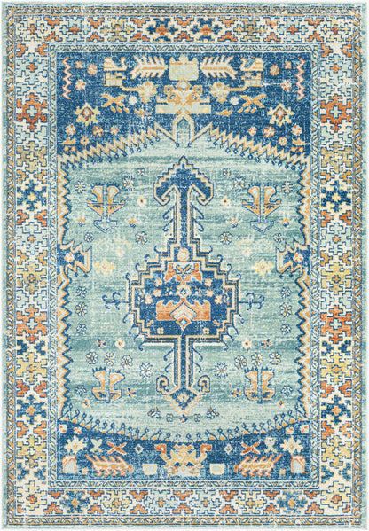 Bodrum BDM-2333 5' x 7' Machine Woven Indoor/Outdoor Area Rug