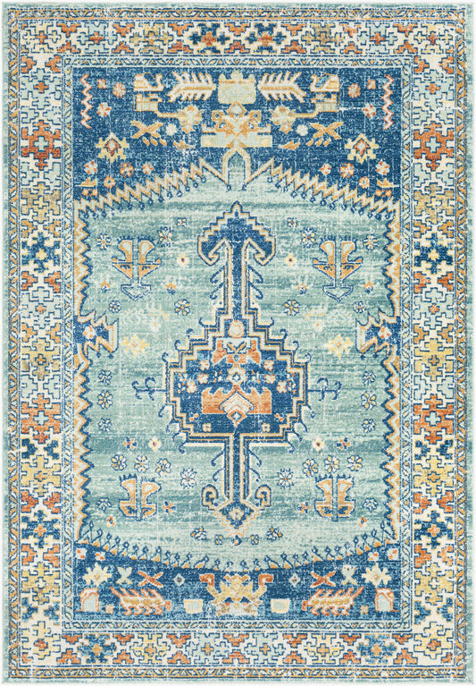 Bodrum BDM-2333 5' x 7' Machine Woven Indoor/Outdoor Area Rug
