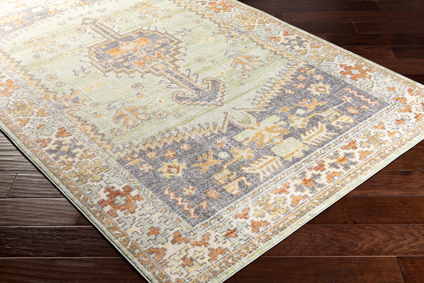 Bodrum BDM-2334 5' x 7' Machine Woven Indoor/Outdoor Area Rug