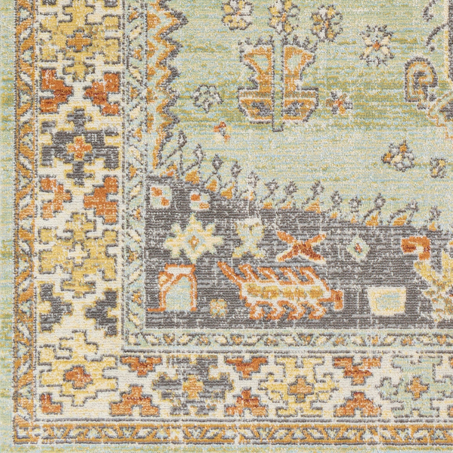 Bodrum BDM-2334 5' x 7' Machine Woven Indoor/Outdoor Area Rug