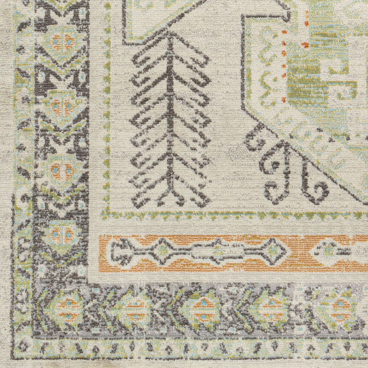 Alfombra tejida a máquina para interior y exterior Bodrum BDM-2337 de 2,13 m x 2,74 m