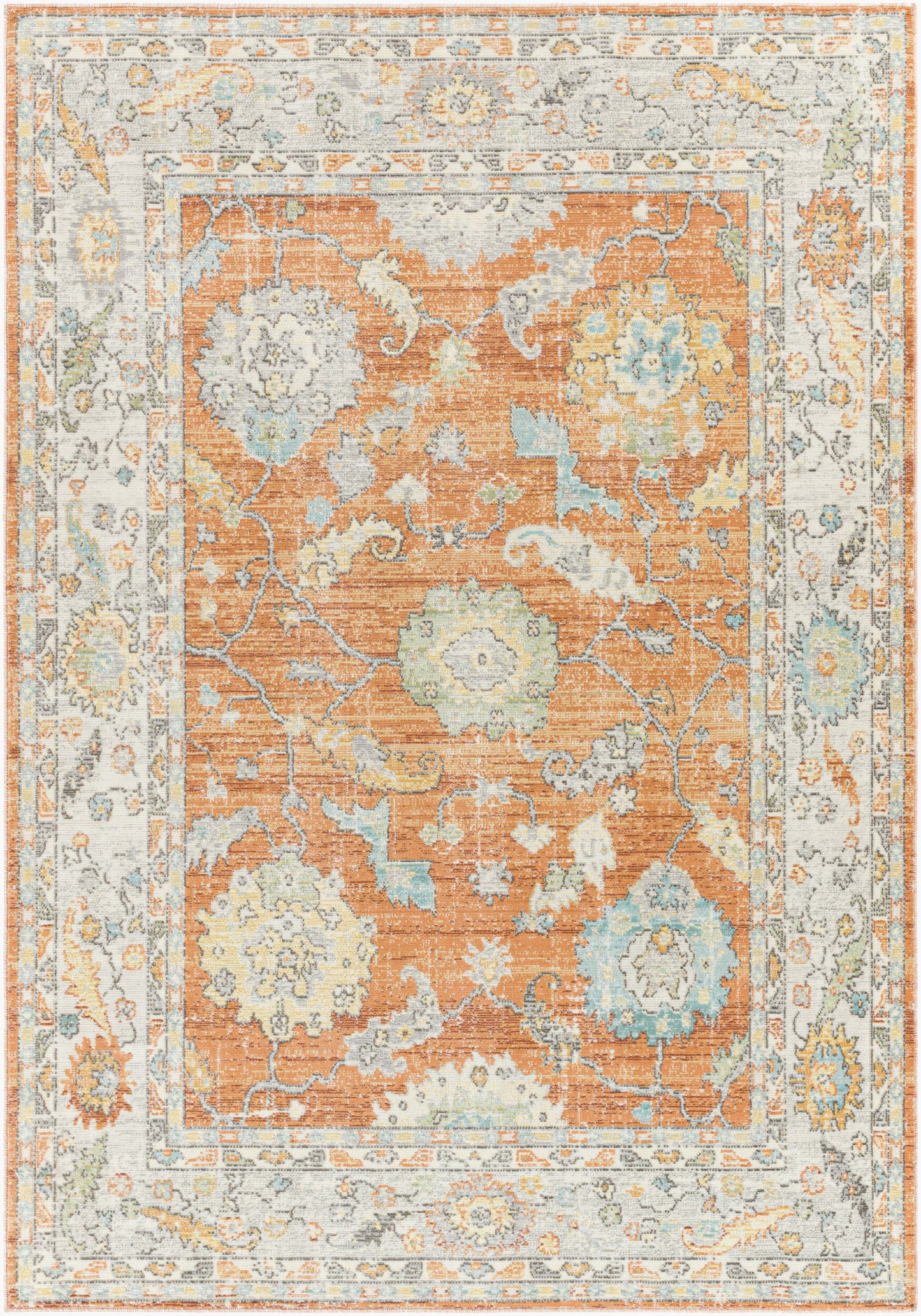 Bodrum BDM-2338 7' x 9' Machine Woven Indoor/Outdoor Area Rug