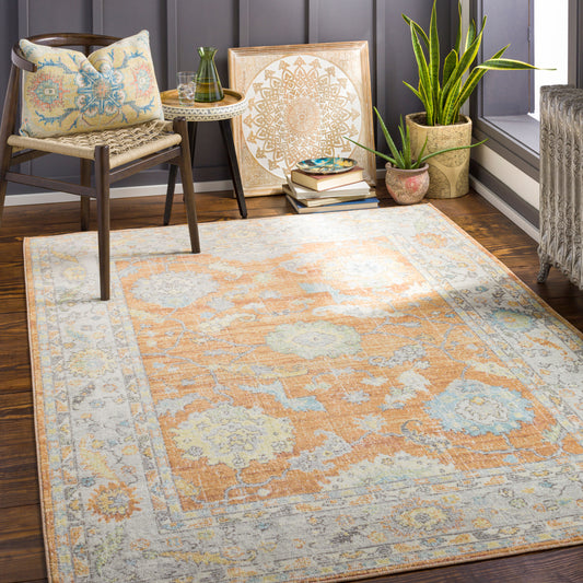 Bodrum BDM-2338 5' x 7' Machine Woven Indoor/Outdoor Area Rug