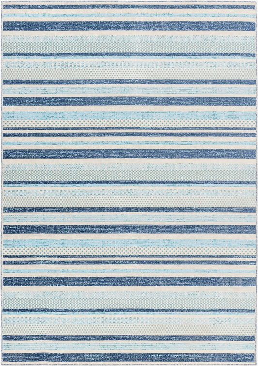 Alfombra tejida a máquina para interior y exterior Bodrum BDM-2341 de 1,52 m x 2,13 m