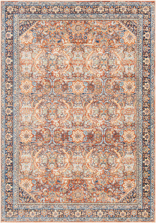 Alfombra tejida a máquina para interior y exterior Bodrum BDM-2347 de 2,7 x 3,6 m