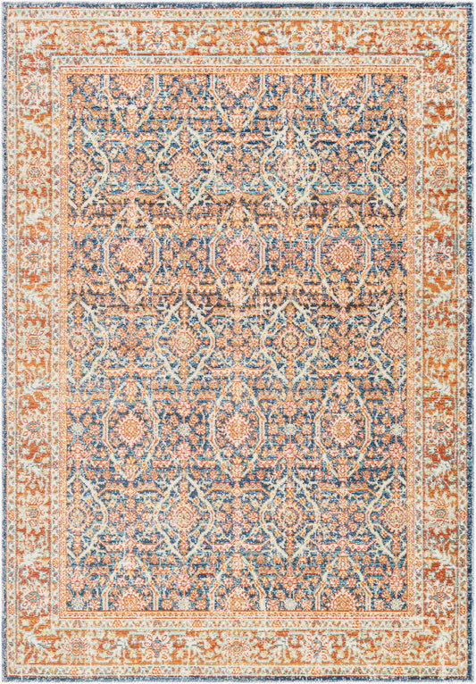 Alfombra tejida a máquina para interior y exterior Bodrum BDM-2348 de 2,7 x 3,6 m