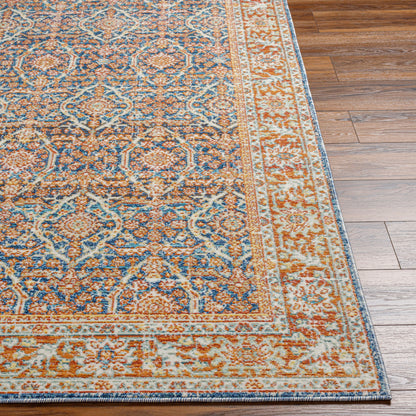 Alfombra tejida a máquina para interior y exterior Bodrum BDM-2348 de 2,7 x 3,6 m