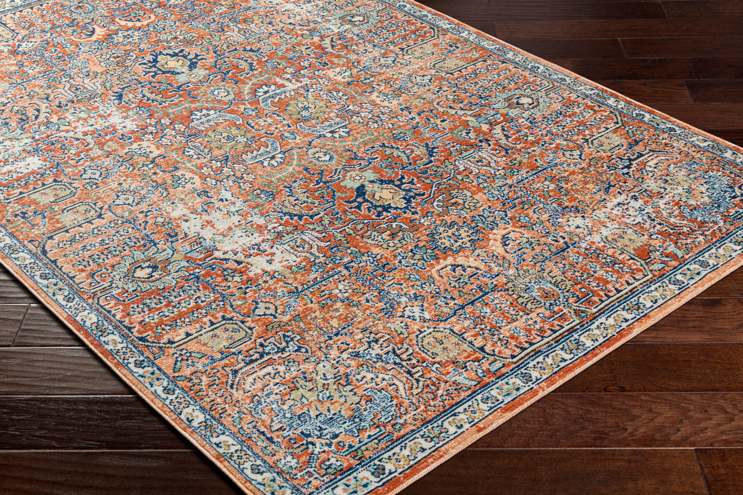 Alfombra tejida a máquina para interior y exterior Bodrum BDM-2349 de 2,44 m x 3,05 m