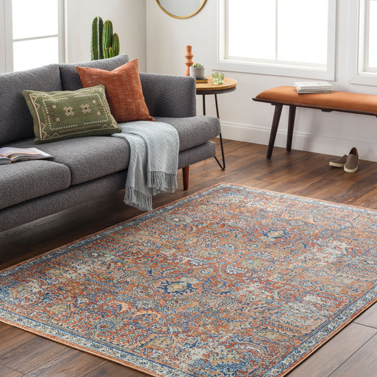 Bodrum BDM-2349 5' x 7' Machine Woven Indoor/Outdoor Area Rug