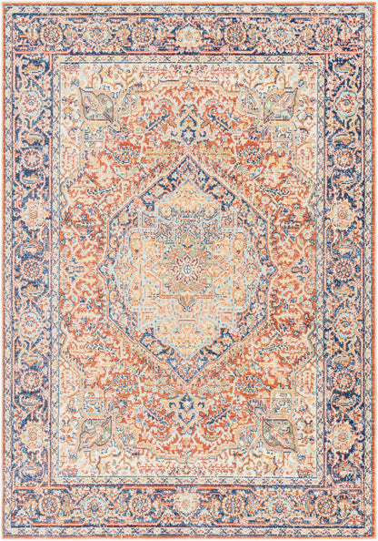 Alfombra tejida a máquina para interior y exterior Bodrum BDM-2350 de 2,7 x 3,6 m