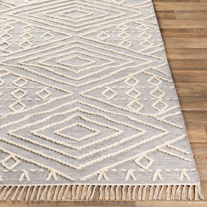 Alfombra beduina BDO-2301 de 1,52 m x 2,13 m, hecha a mano