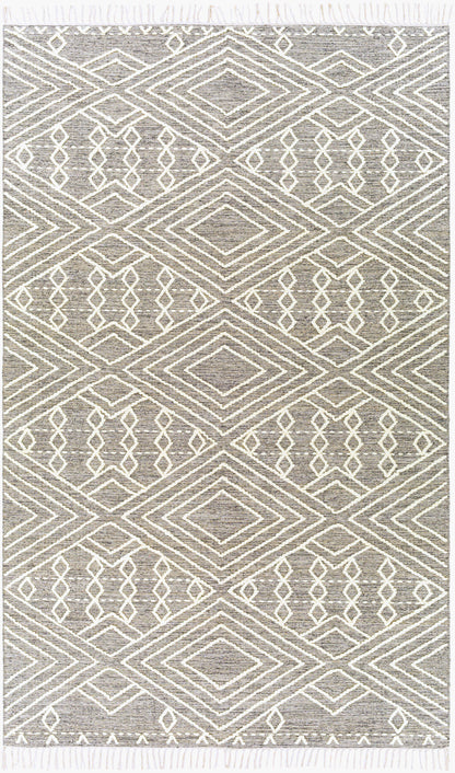Alfombra decorativa beduina BDO-2306 de 2' x 3' hecha a mano