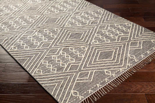 Alfombra decorativa beduina BDO-2306 de 2' x 3' hecha a mano