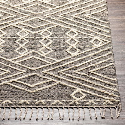 Alfombra decorativa beduina BDO-2306 de 2' x 3' hecha a mano
