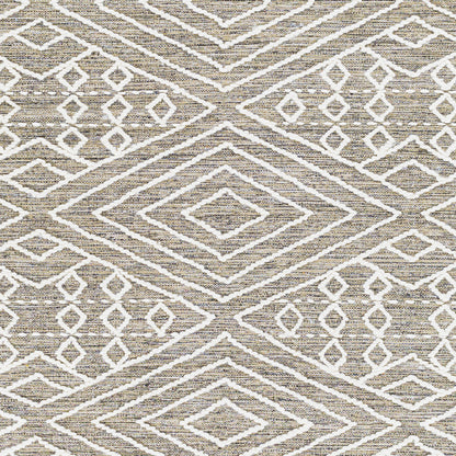 Alfombra decorativa beduina BDO-2306 de 2' x 3' hecha a mano