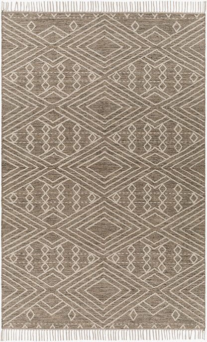 Alfombra decorativa beduina BDO-2308 de 90 x 150 cm, hecha a mano