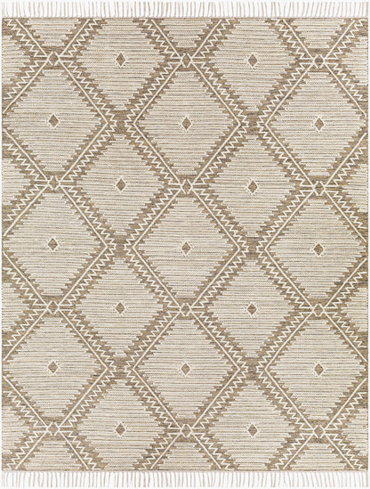 Alfombra decorativa beduina BDO-2312 de 90 x 150 cm, hecha a mano