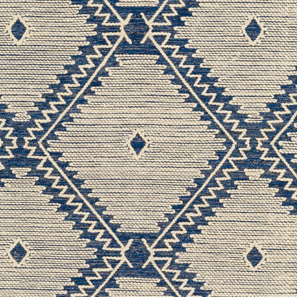 Alfombra decorativa beduina BDO-2313 de 90 x 150 cm, hecha a mano