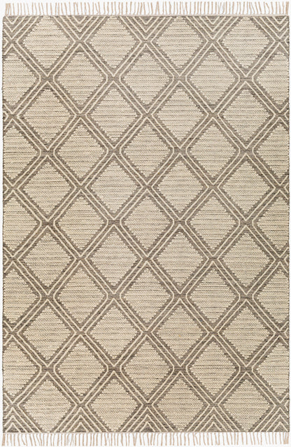 Alfombra decorativa beduina BDO-2314 de 90 x 150 cm, hecha a mano