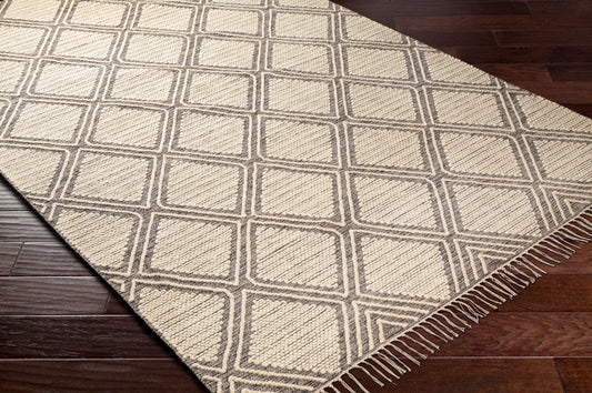 Alfombra decorativa beduina BDO-2314 de 90 x 150 cm, hecha a mano