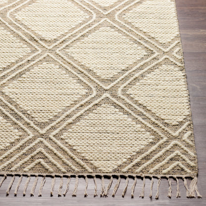 Alfombra beduina BDO-2316 de 1,83 m x 2,74 m, hecha a mano