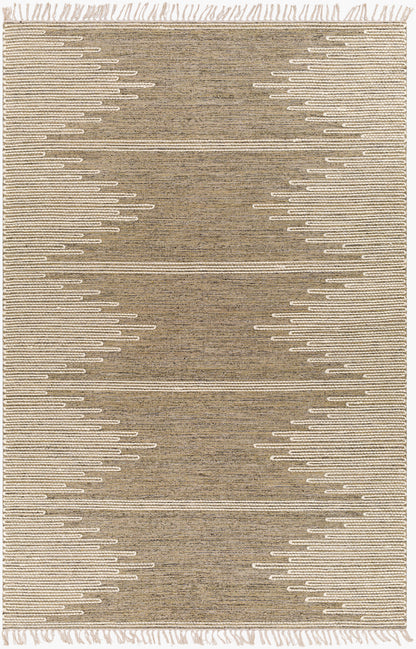 Alfombra decorativa beduina BDO-2322 de 90 x 150 cm, hecha a mano
