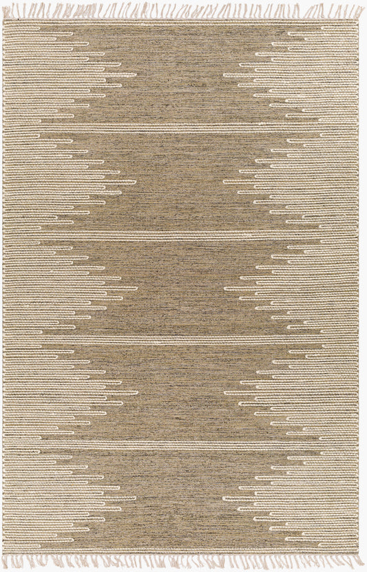Alfombra decorativa beduina BDO-2322 de 90 x 150 cm, hecha a mano