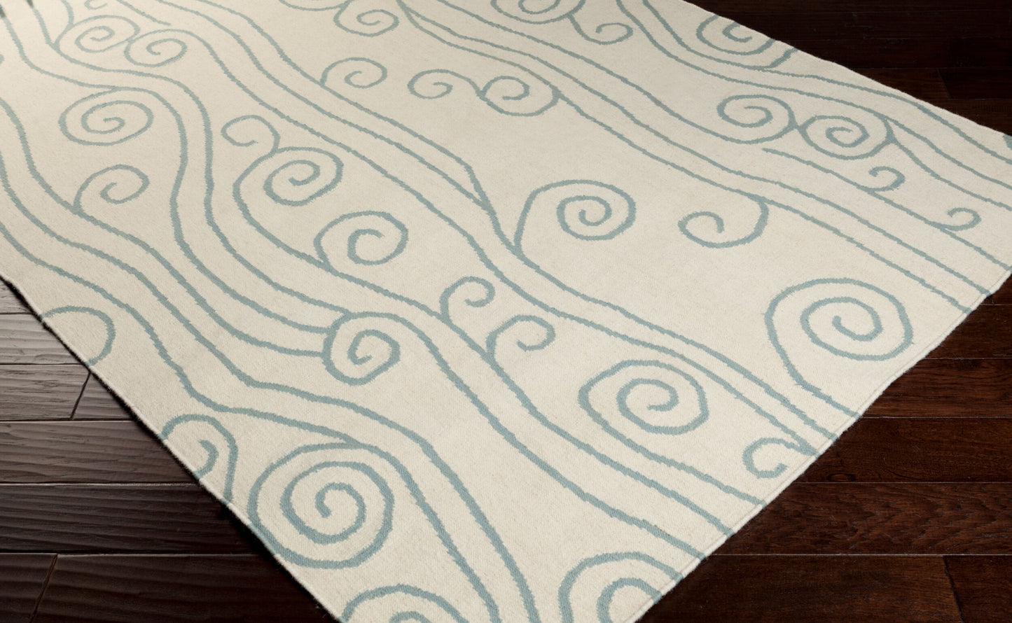 Alfombra de lana hecha a mano Boardwalk BDW-4005 de 2,4 m