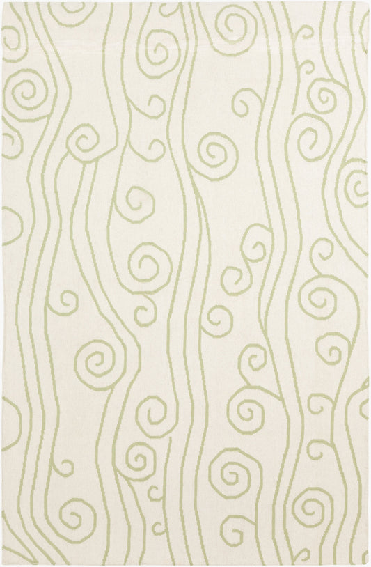 Alfombra decorativa de lana hecha a mano Boardwalk BDW-4006 de 90 x 150 cm