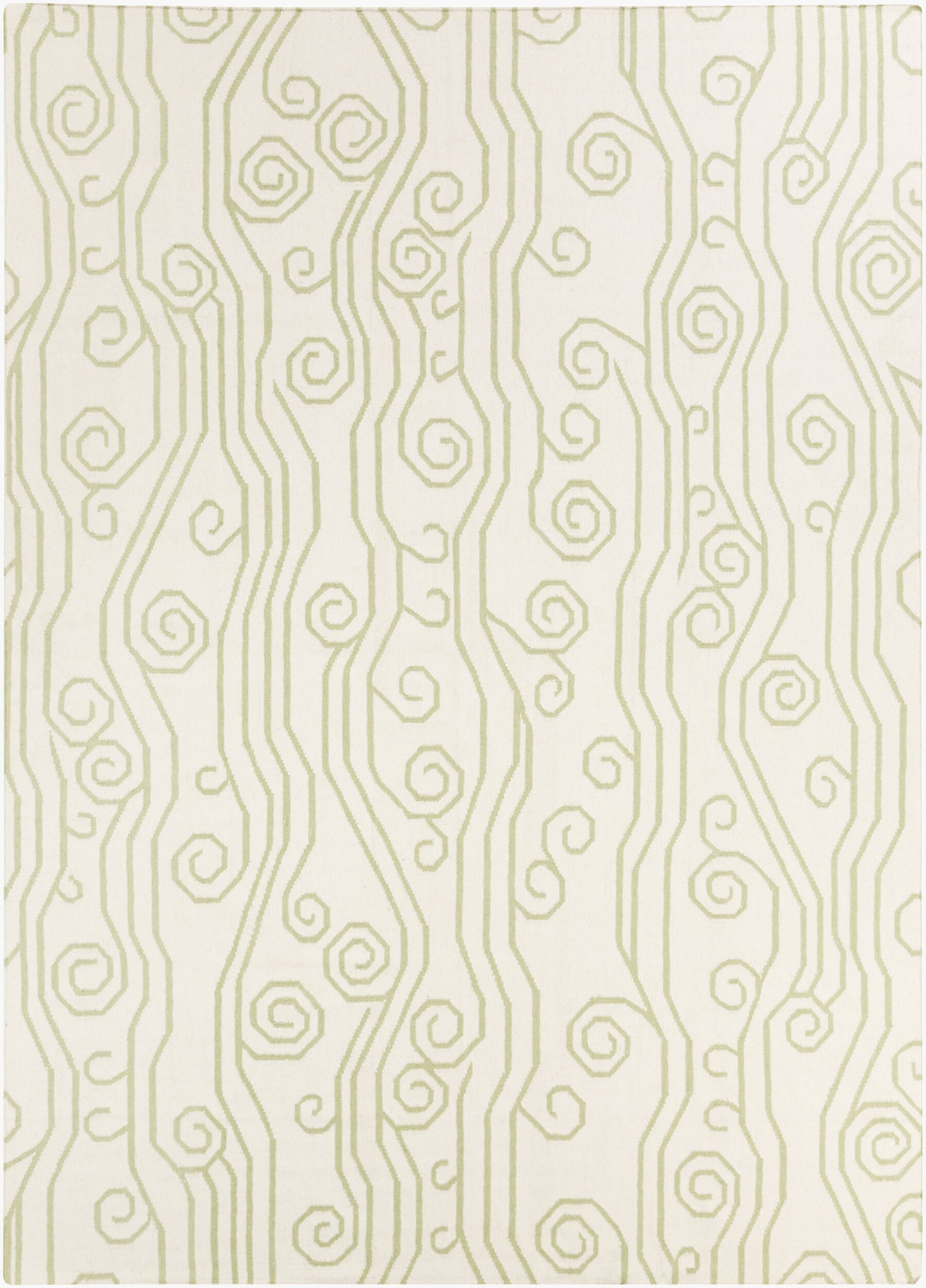 Alfombra de lana hecha a mano Boardwalk BDW-4006 de 8' x 11'