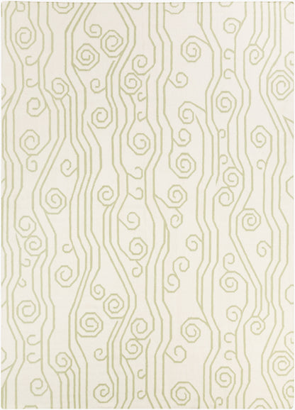 Alfombra de lana hecha a mano Boardwalk BDW-4006 de 8' x 11'