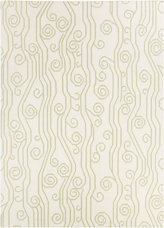 Alfombra de lana hecha a mano Boardwalk BDW-4006 de 8' x 11'