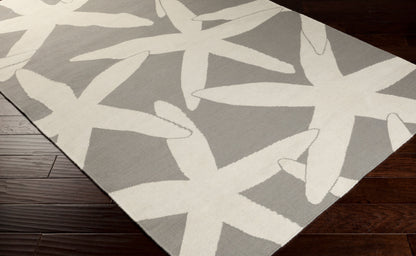 Alfombra de lana hecha a mano Boardwalk BDW-4011 de 2,7 x 3,6 m