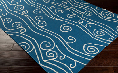 Alfombra de lana hecha a mano Boardwalk BDW-4019 de 8' x 11'