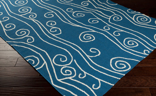 Alfombra de lana hecha a mano Boardwalk BDW-4019 de 8' x 11'