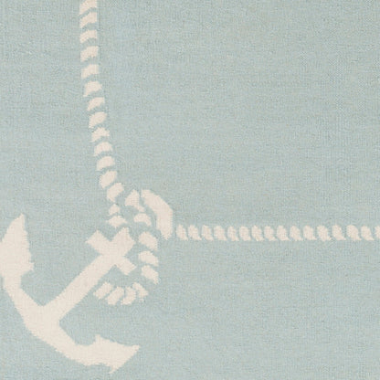 Alfombra de lana hecha a mano Boardwalk BDW-4035 de 2,7 x 3,6 m