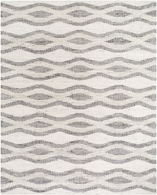 Alfombra de lana hecha a mano Bremen BEN-2303 de 8' x 10'
