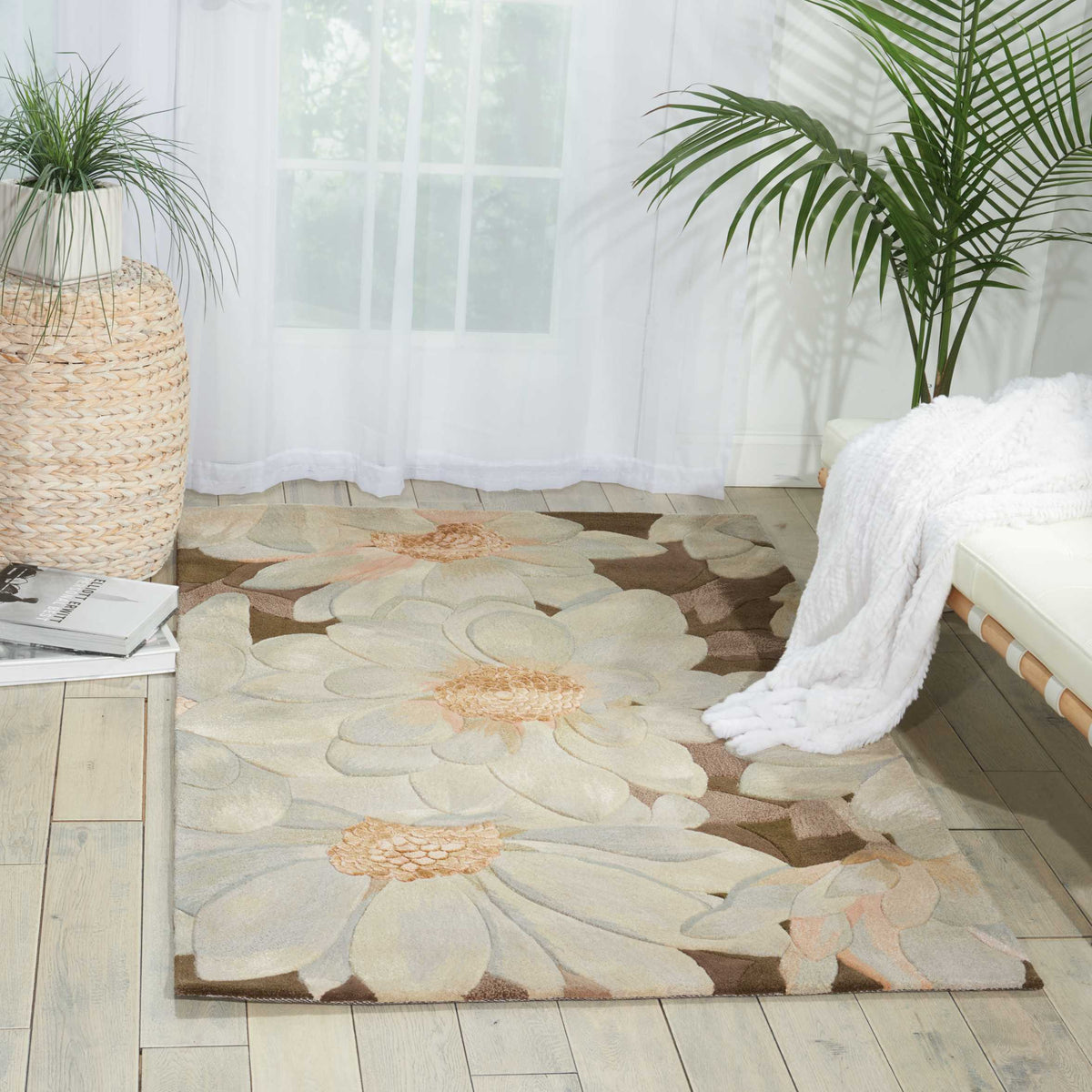 Tropics TS13 Mocha Tufted Rug