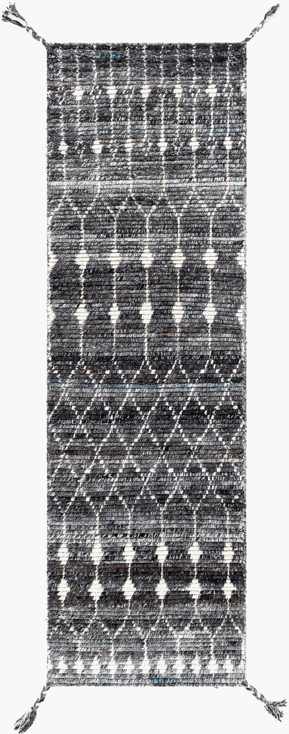 Birch BHC-2301 8ft Runner Handmade Recyled Runner Rug