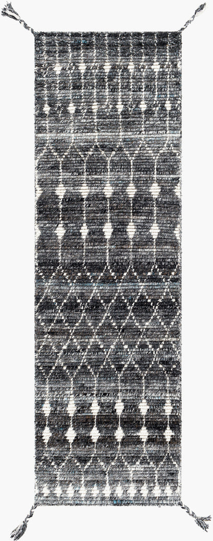 Birch BHC-2301 8ft Runner Handmade Recyled Runner Rug